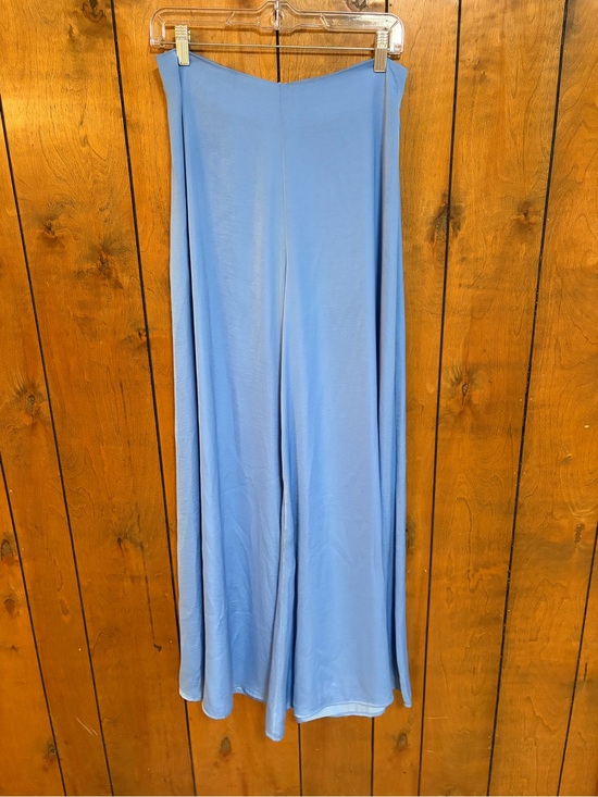 glam Pants - glam Sky Blue Wide Leg Palazzo Pants